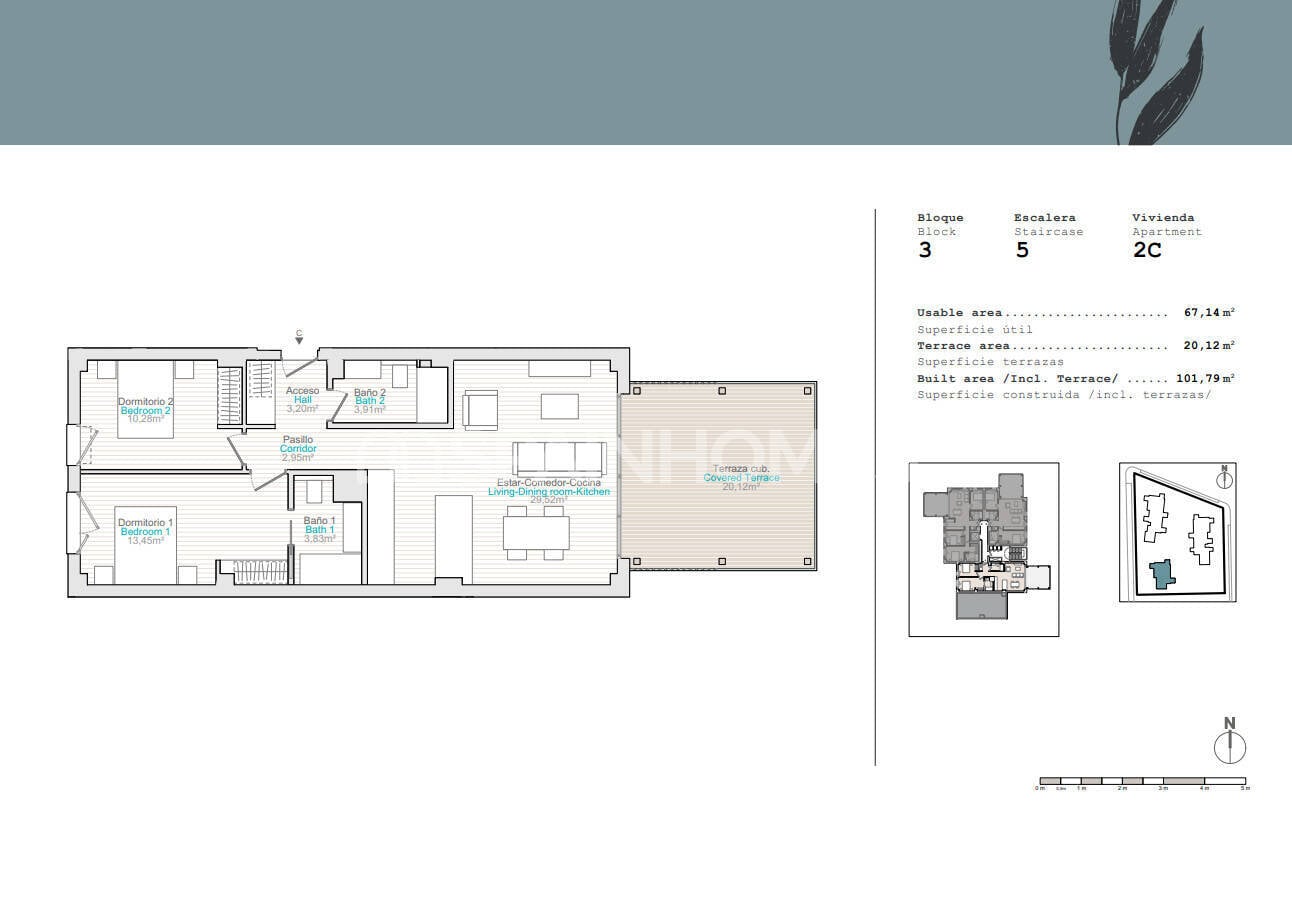 Wohnung in Denia, Alicante, Spanien 3 Schlafzimmer, 90 m2 Nr. 121130