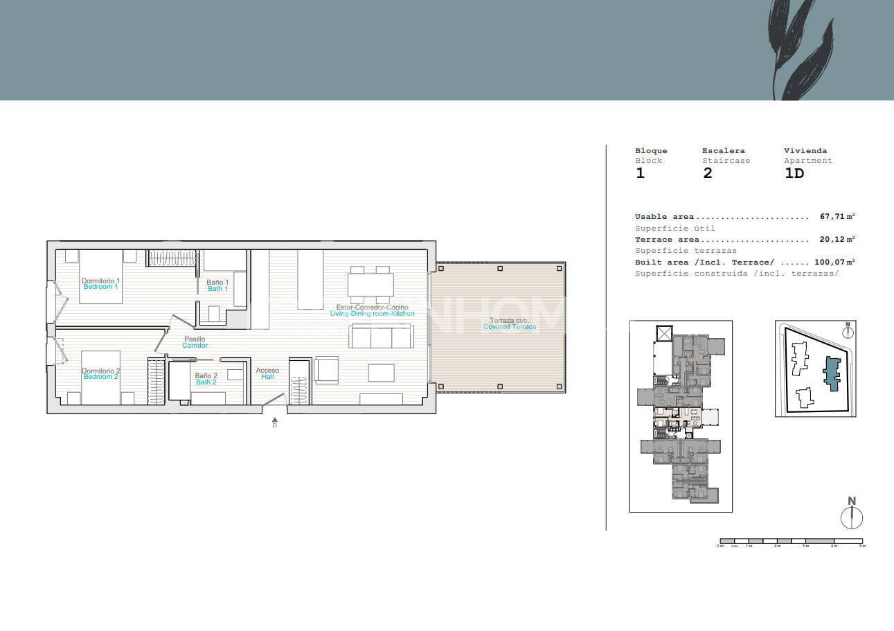 Wohnung in Denia, Alicante, Spanien 3 Schlafzimmer, 90 m2 Nr. 121130