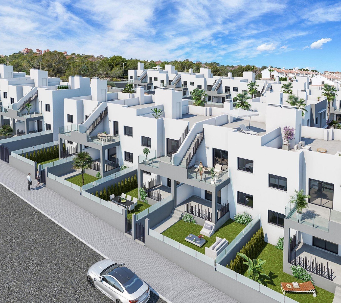 Bungalow a San Miguel de Salinas, Alicante, Spagna 2 camere da letto, 74 mq. N° 131362