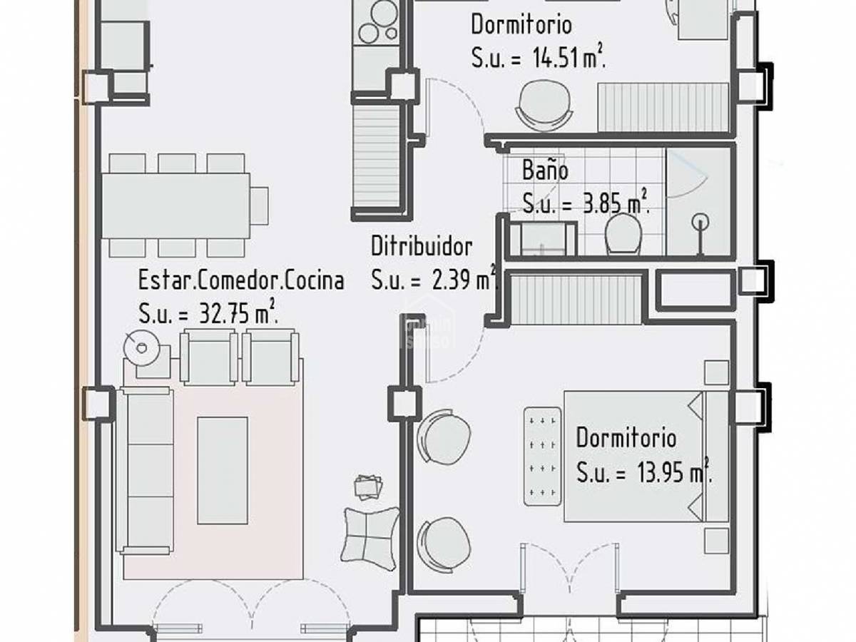 Dzīvoklis Son Servera, Mallorca, Spānijā 2 istabas, 81 m2 Nr. 129583