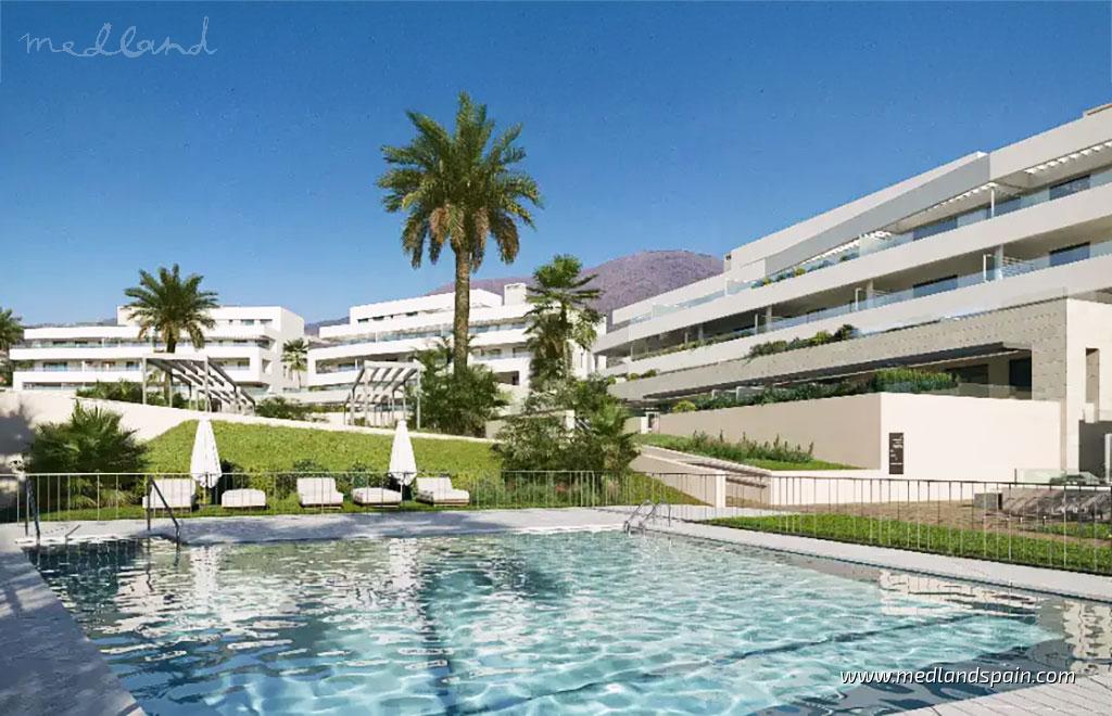 Lägenhet i Estepona, Malaga, Spanien 3 sovrum, 147 kvm. Nr. 130092