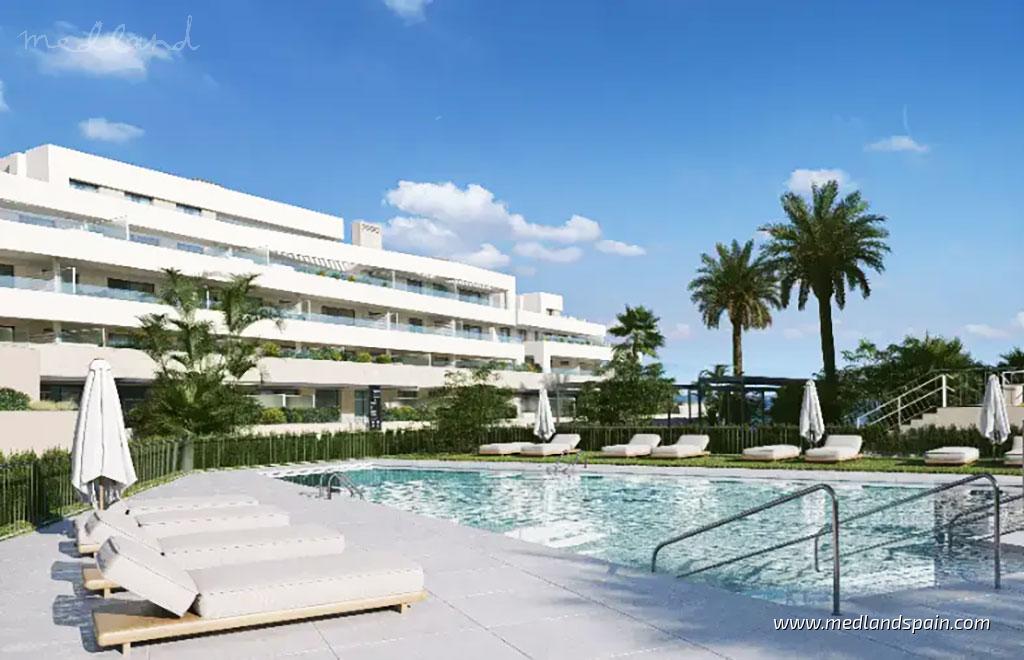 Lägenhet i Estepona, Malaga, Spanien 3 sovrum, 147 kvm. Nr. 130092
