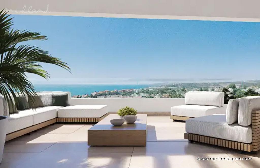Lägenhet i Estepona, Malaga, Spanien 3 sovrum, 147 kvm. Nr. 130092