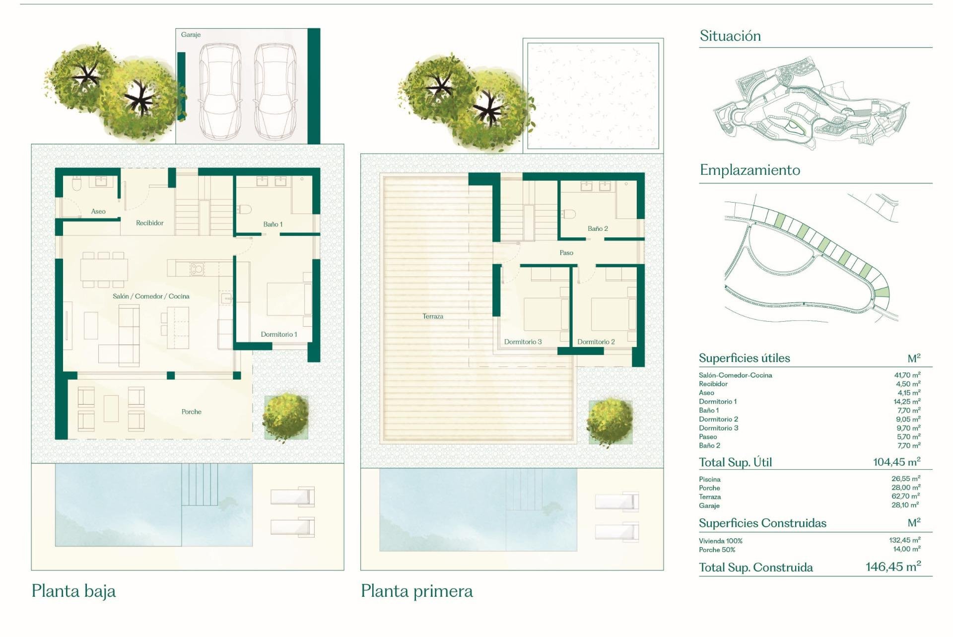 Villa in Fuente Alamo, Murcia, Spanien 3 Schlafzimmer, 146 m2 Nr. 128483