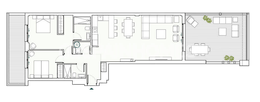 Apartament w Estepona, Malaga, Hiszpania 2 sypialnie, 95 mkw. nr 124672