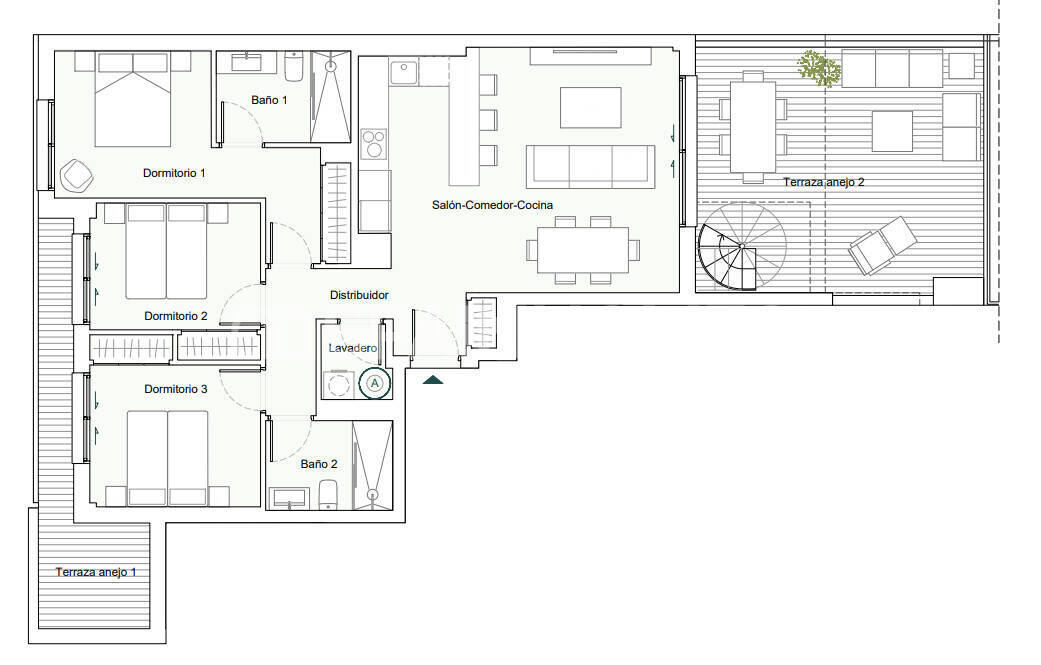 Apartament w Estepona, Malaga, Hiszpania 2 sypialnie, 95 mkw. nr 124672