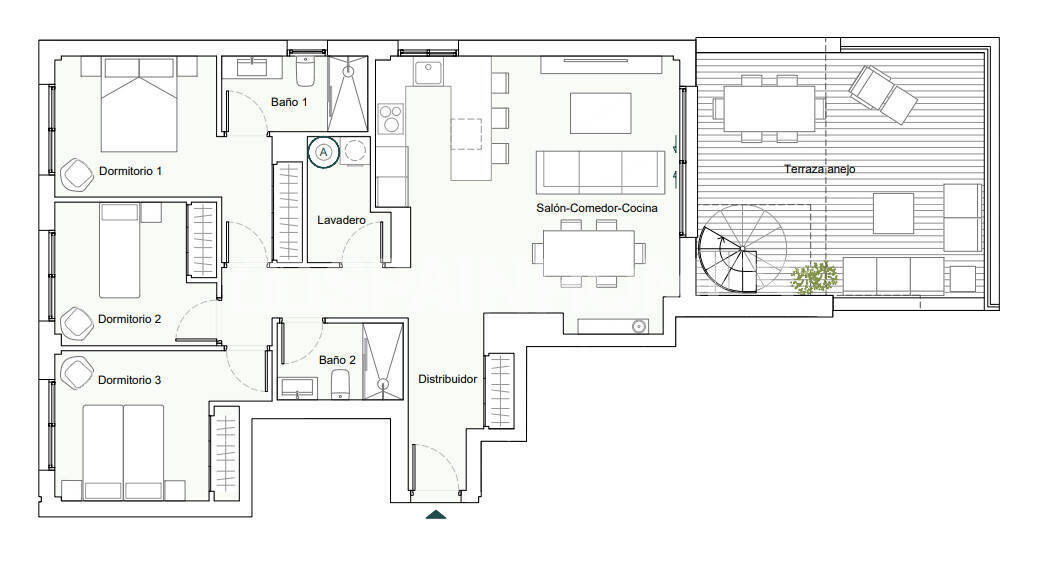 Apartament w Estepona, Malaga, Hiszpania 2 sypialnie, 95 mkw. nr 124672