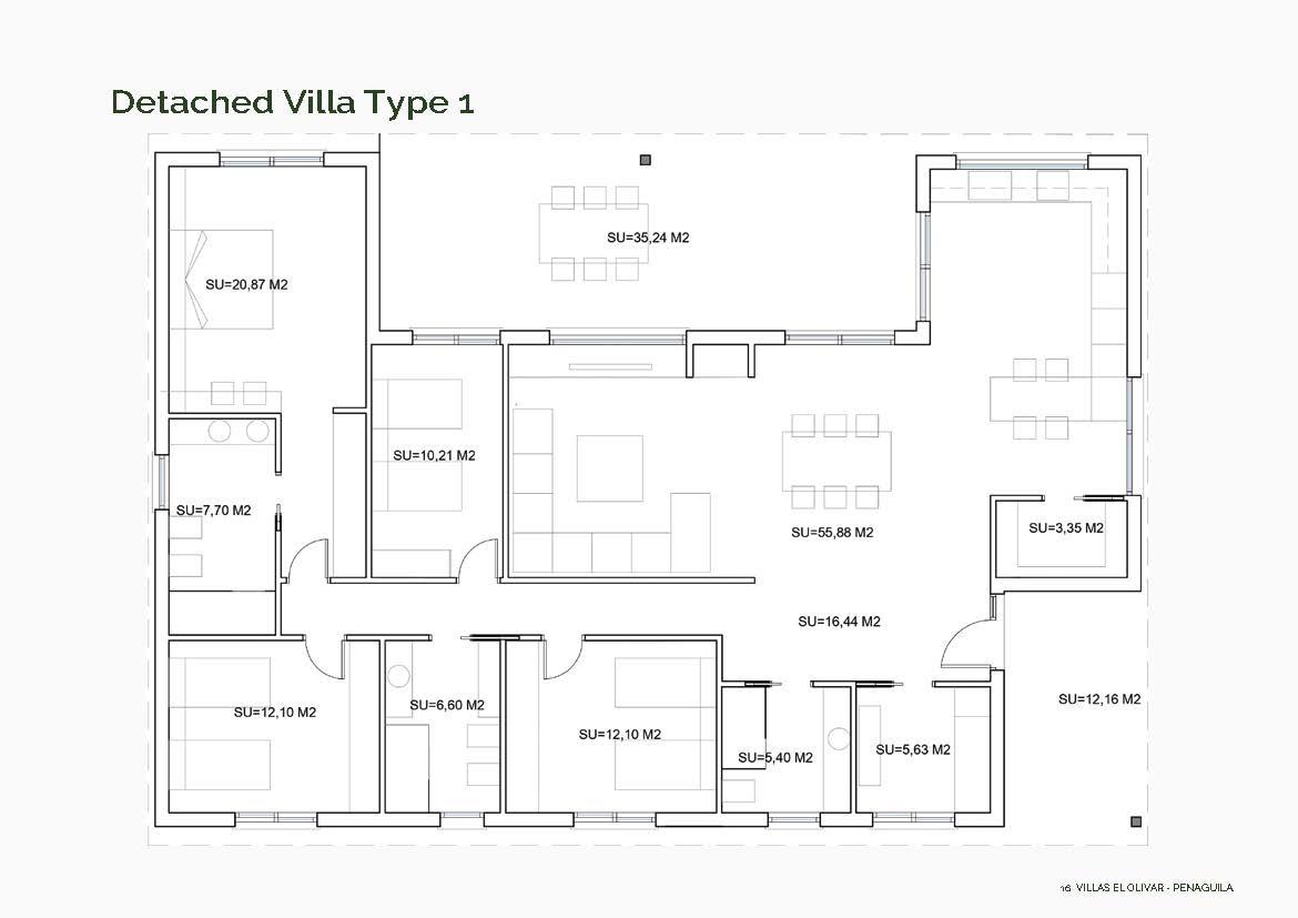 Villa in Penaguila, Alicante, Spanien 4 Schlafzimmer, 178 m2 Nr. 131419