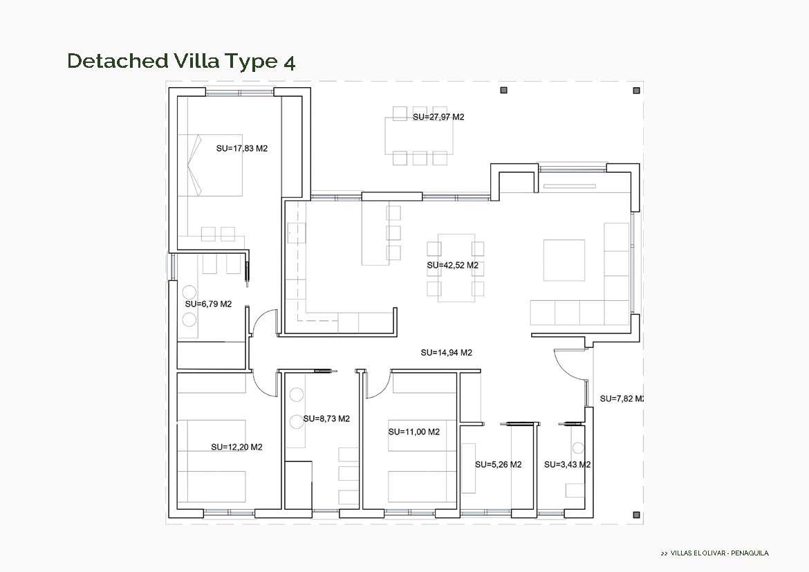 Villa in Penaguila, Alicante, Spain 3 bedrooms, 140 sq.m. No. 131416