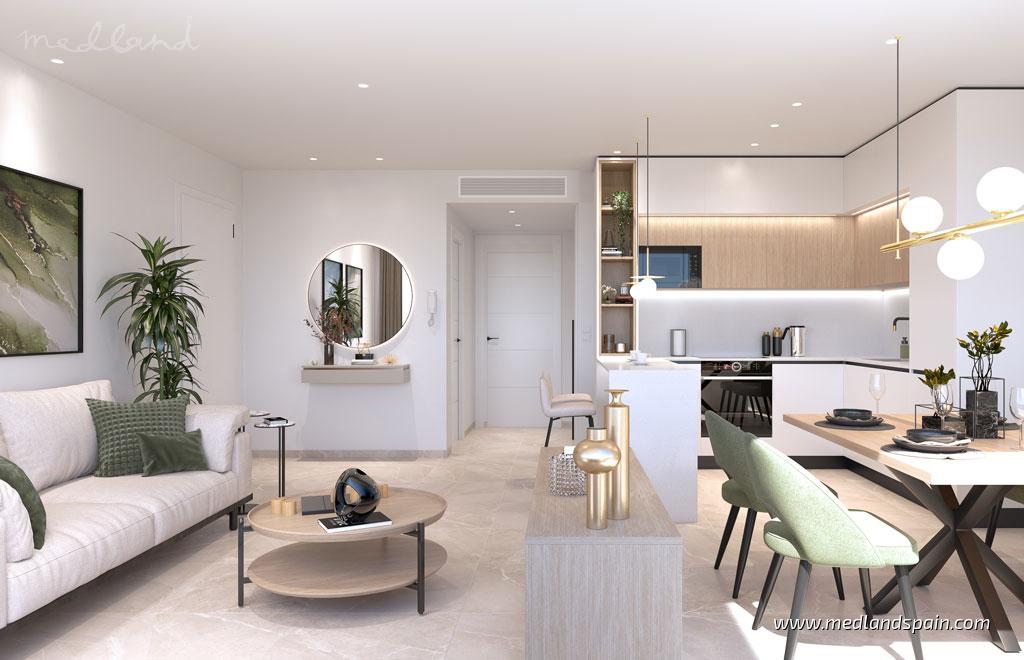 Dzīvoklis Los Balcones, Alicante, Spānijā 3 istabas, 69 m2 Nr. 121915