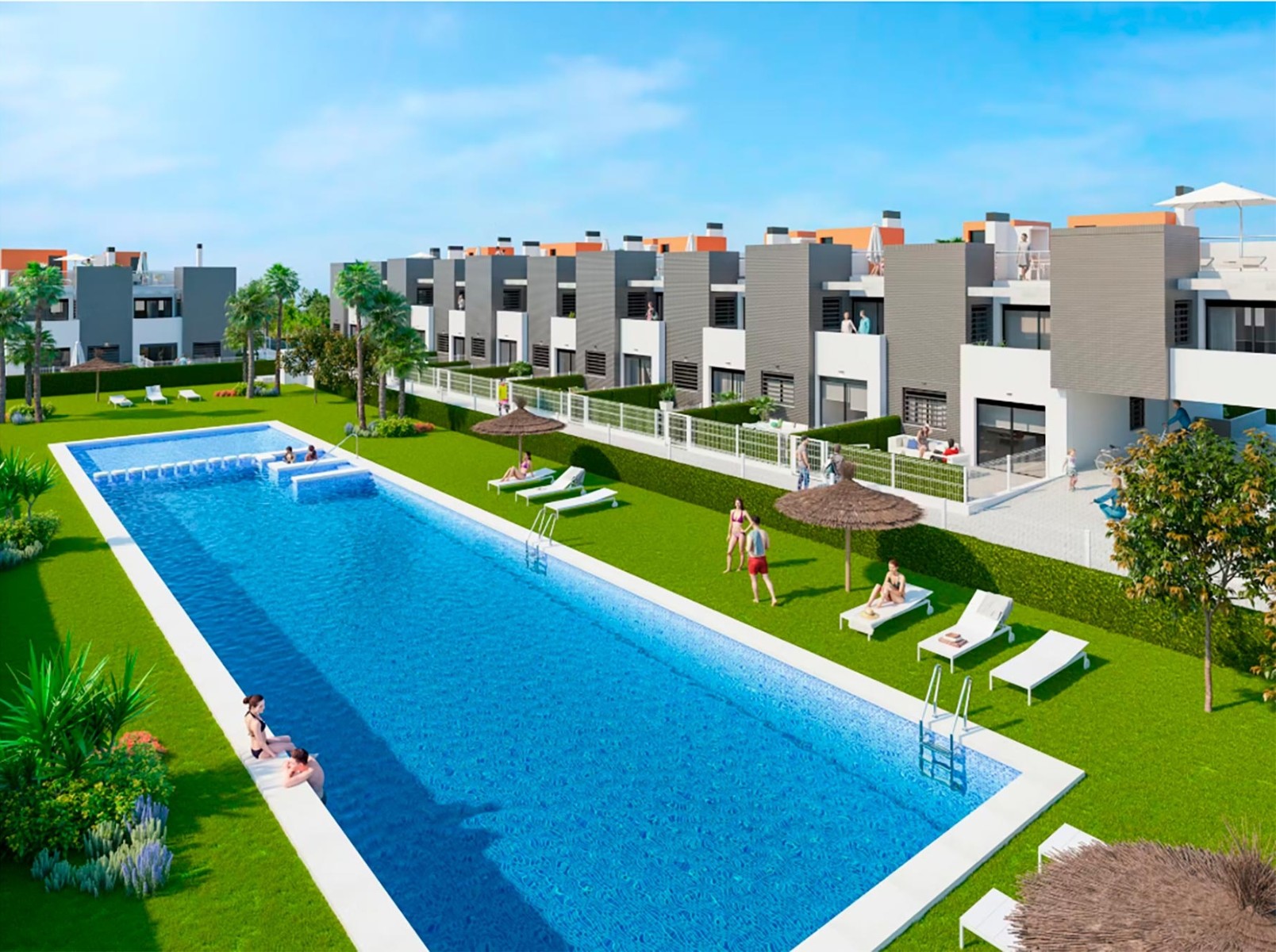 Bungalow in Torrevieja, Alicante, Spanien 2 Schlafzimmer, 79 m2 Nr. 128387