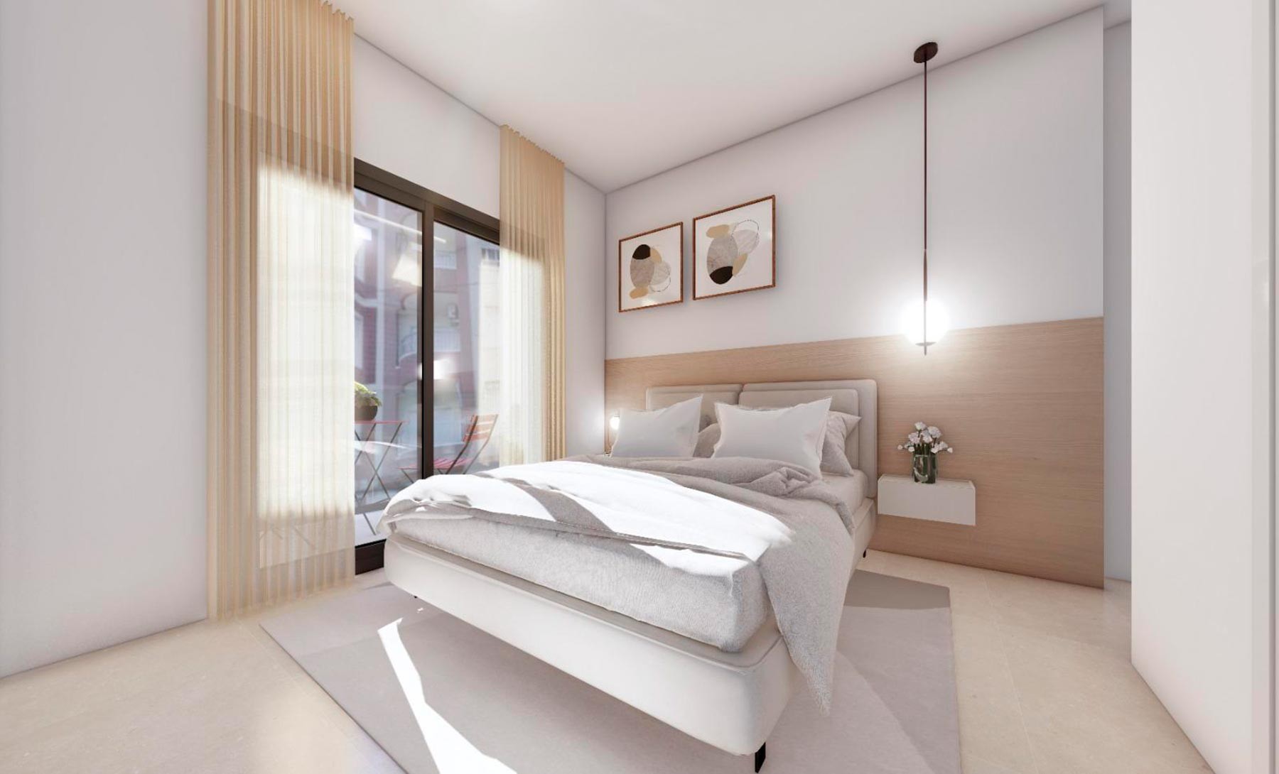 Appartamento a Guardamar del Segura, Alicante, Spagna 2 camere da letto, 47 mq. N° 128336