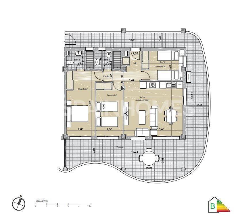 Appartamento a Benalmadena, Malaga, Spagna 3 camere da letto, 76 mq. N° 131274