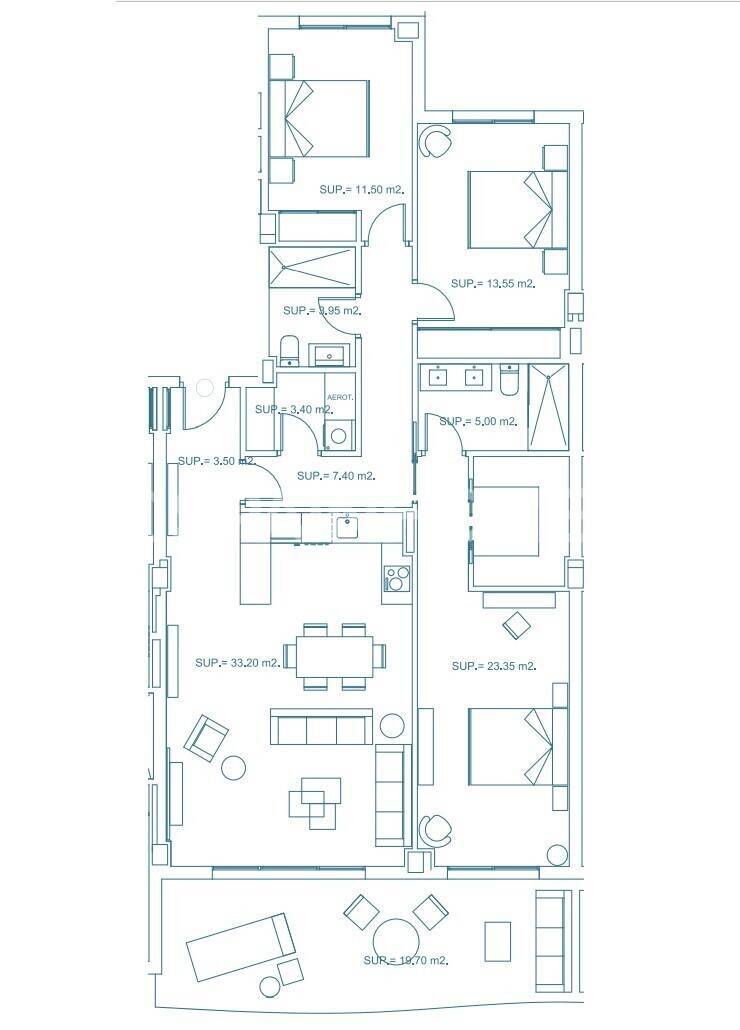 Apartament w Mijas, Malaga, Hiszpania 3 sypialnie, 111 mkw. nr 131280