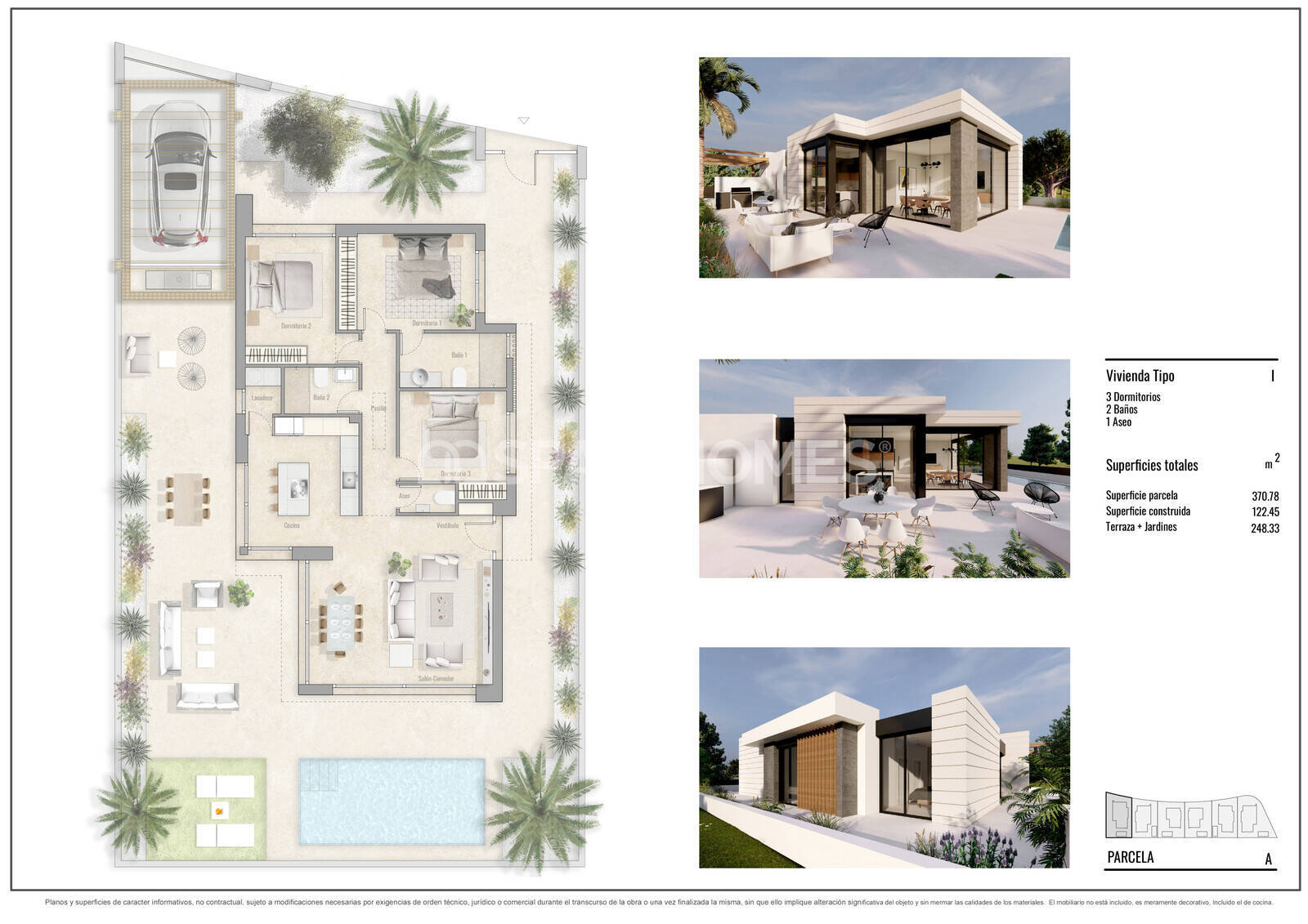 Villa Pilar de la Horadada, Alicante, Spānijā 3 istabas, 122 m2 Nr. 120935