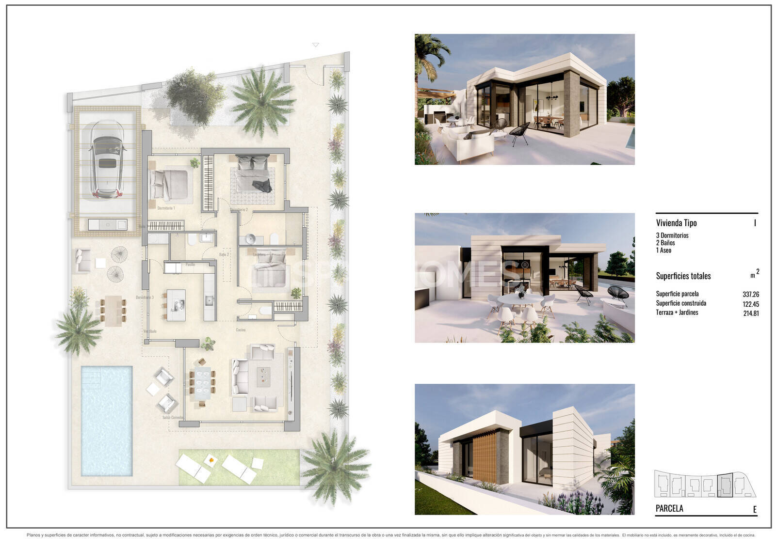 Villa Pilar de la Horadada, Alicante, Spānijā 3 istabas, 122 m2 Nr. 120935
