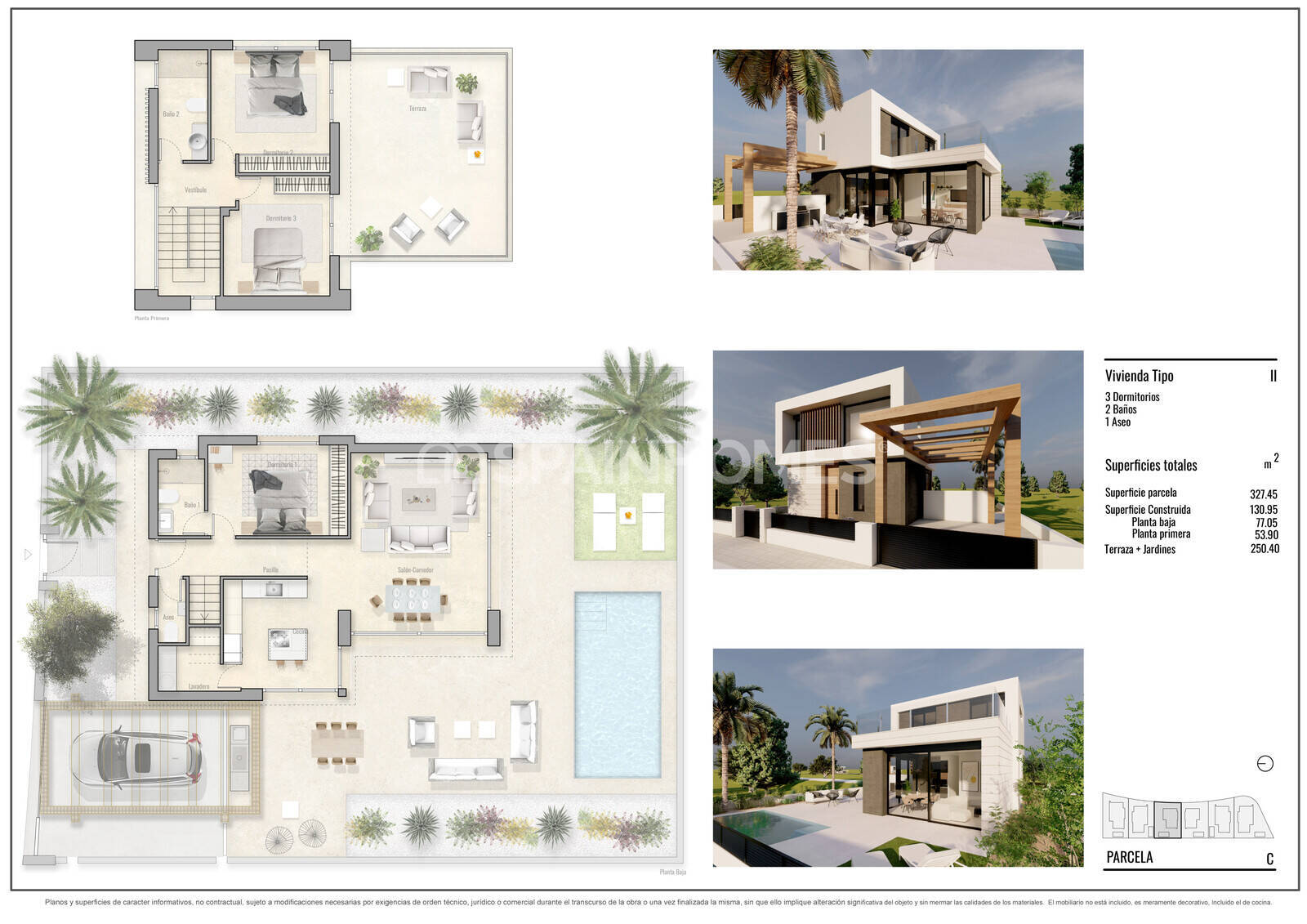 Villa Pilar de la Horadada, Alicante, Spānijā 3 istabas, 122 m2 Nr. 120935