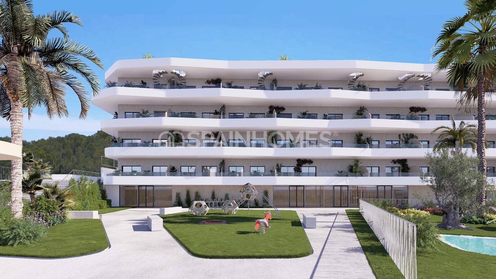Apartment in La Nucia, Alicante, Spain 2 bedrooms, 72 sq.m. No. 131191