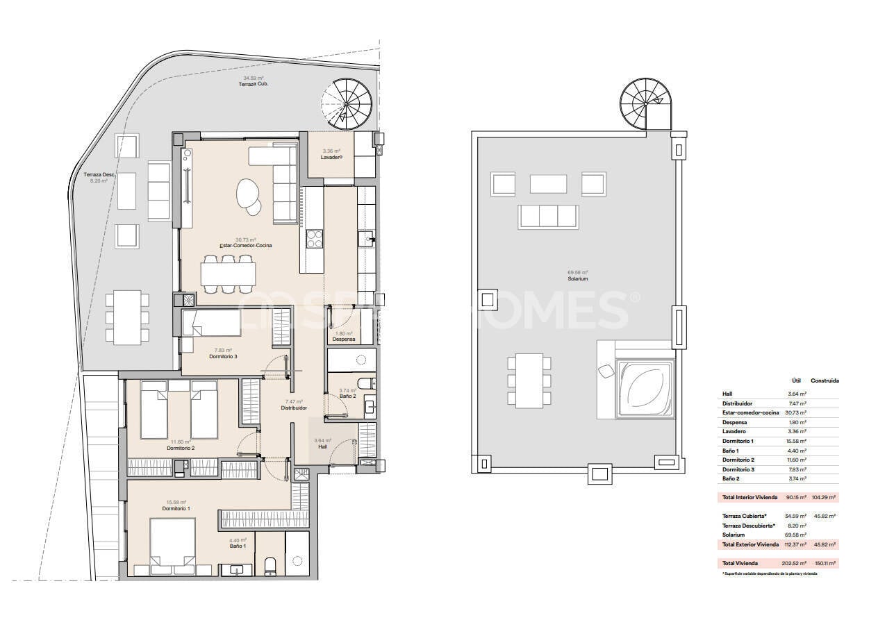 Apartment in La Nucia, Alicante, Spain 2 bedrooms, 72 sq.m. No. 131191
