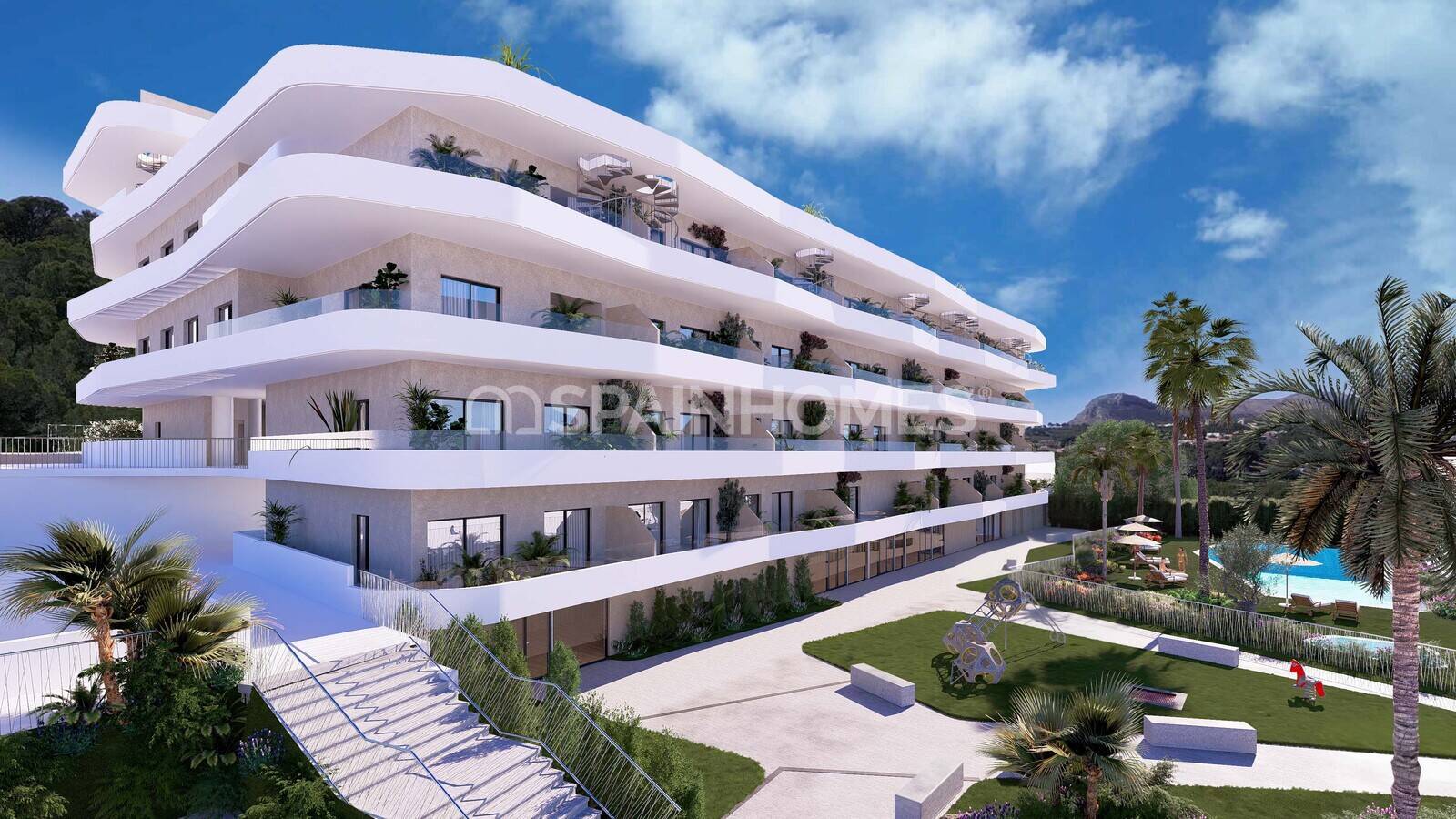 Apartment in La Nucia, Alicante, Spain 2 bedrooms, 72 sq.m. No. 131191