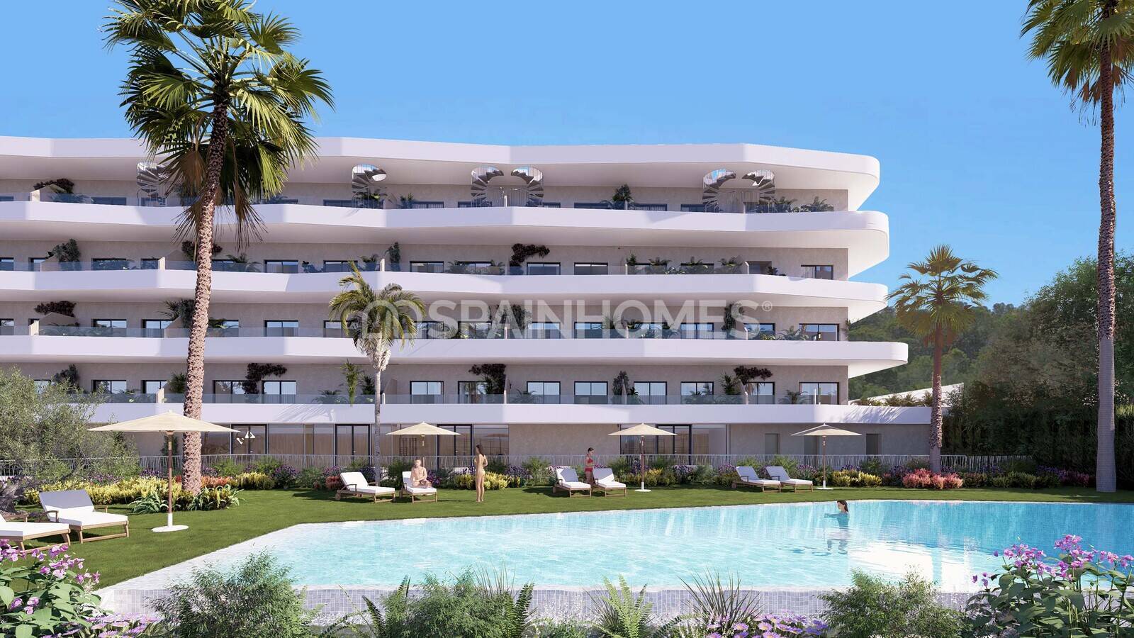 Apartment in La Nucia, Alicante, Spain 2 bedrooms, 72 sq.m. No. 131191