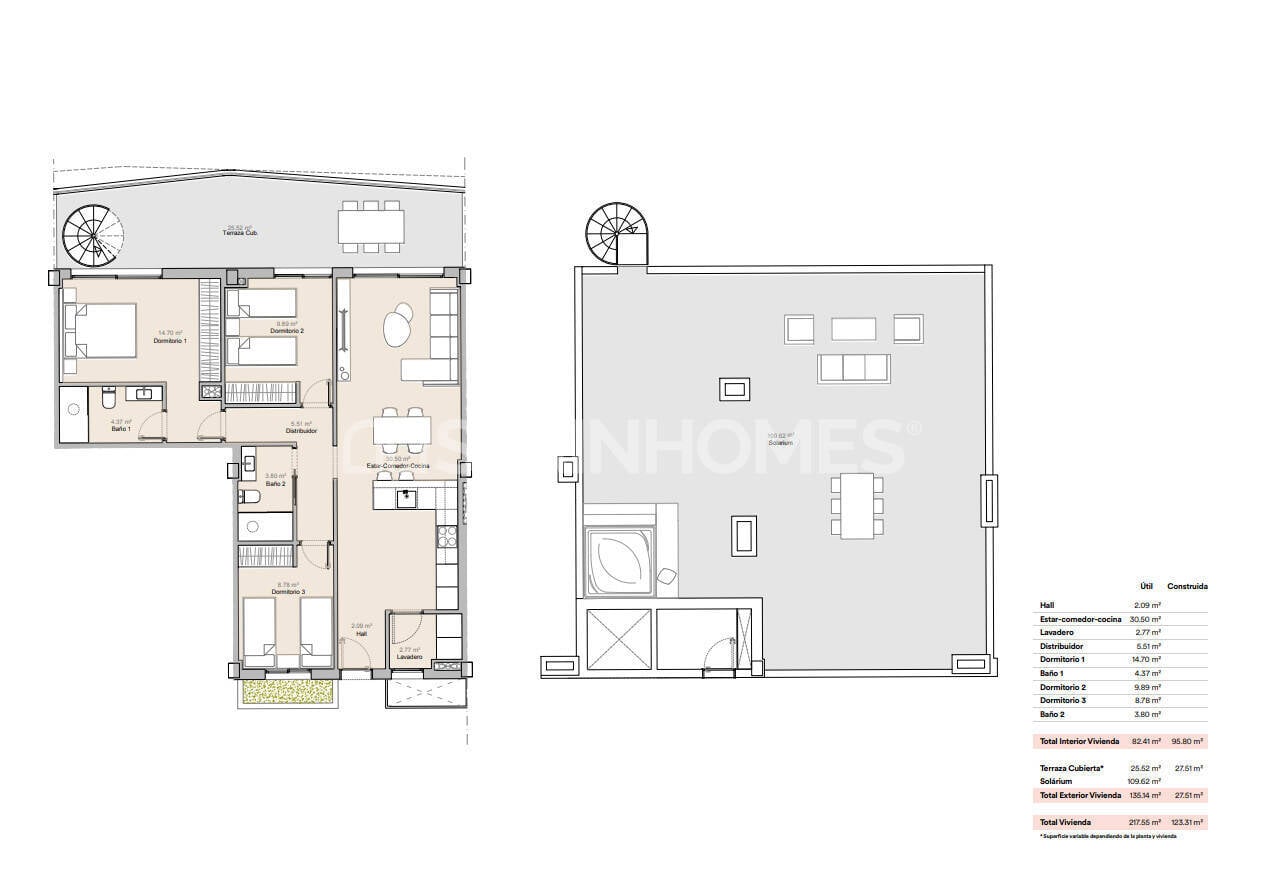 Apartment in La Nucia, Alicante, Spain 2 bedrooms, 72 sq.m. No. 131191