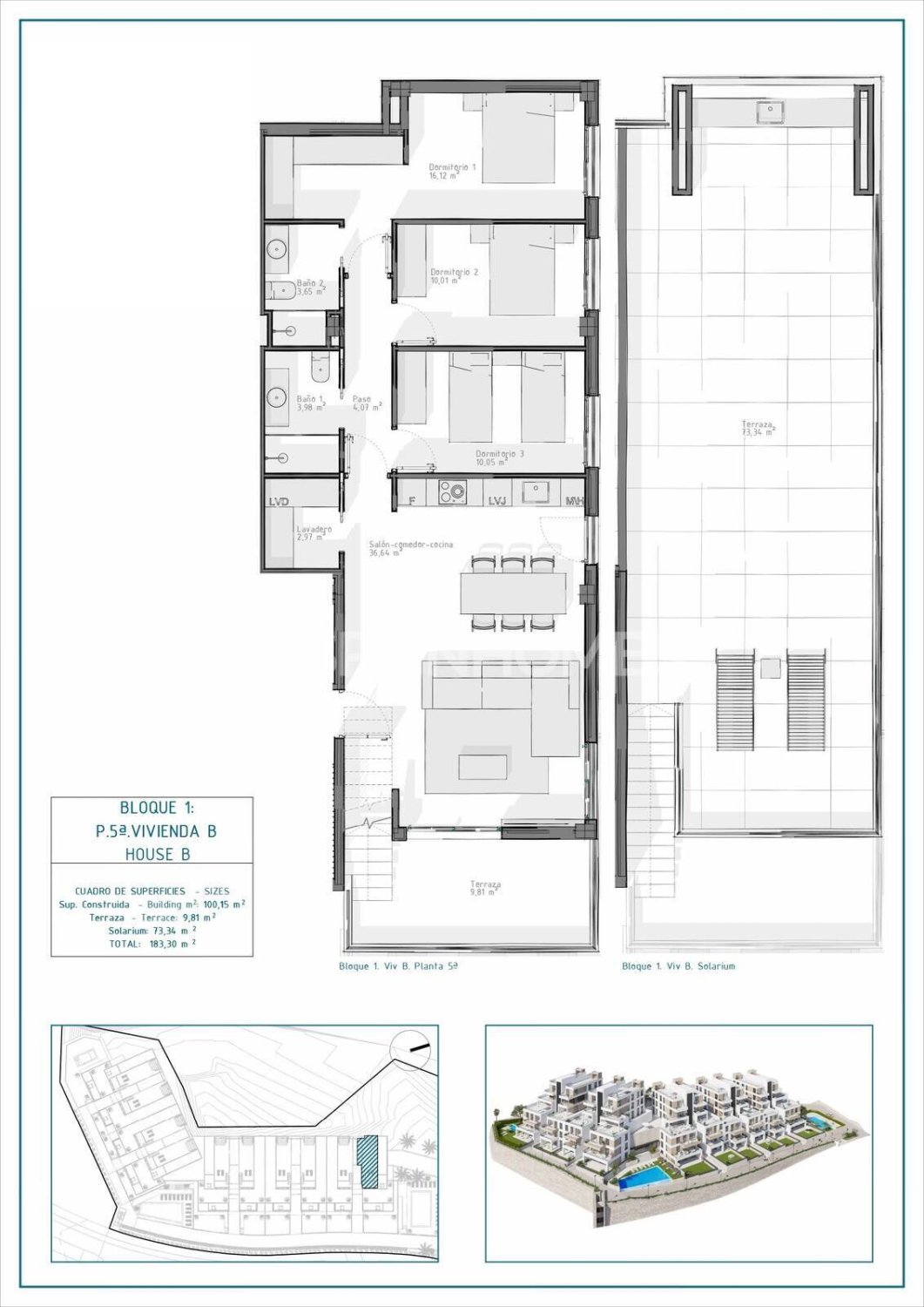 Dzīvoklis Cuevas del Almanzora, Almeria, Spānijā 2 istabas, 70 m2 Nr. 121861