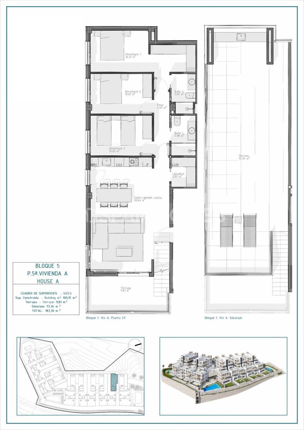 Dzīvoklis Cuevas del Almanzora, Almeria, Spānijā 2 istabas, 70 m2 Nr. 121861