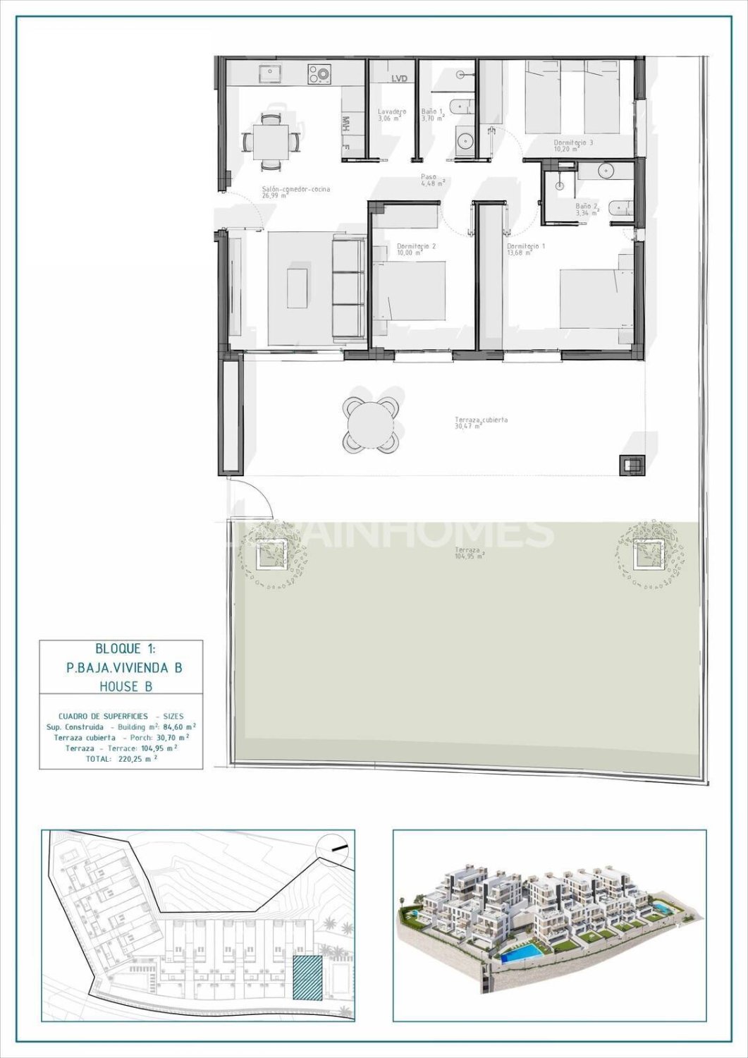 Dzīvoklis Cuevas del Almanzora, Almeria, Spānijā 2 istabas, 70 m2 Nr. 121861