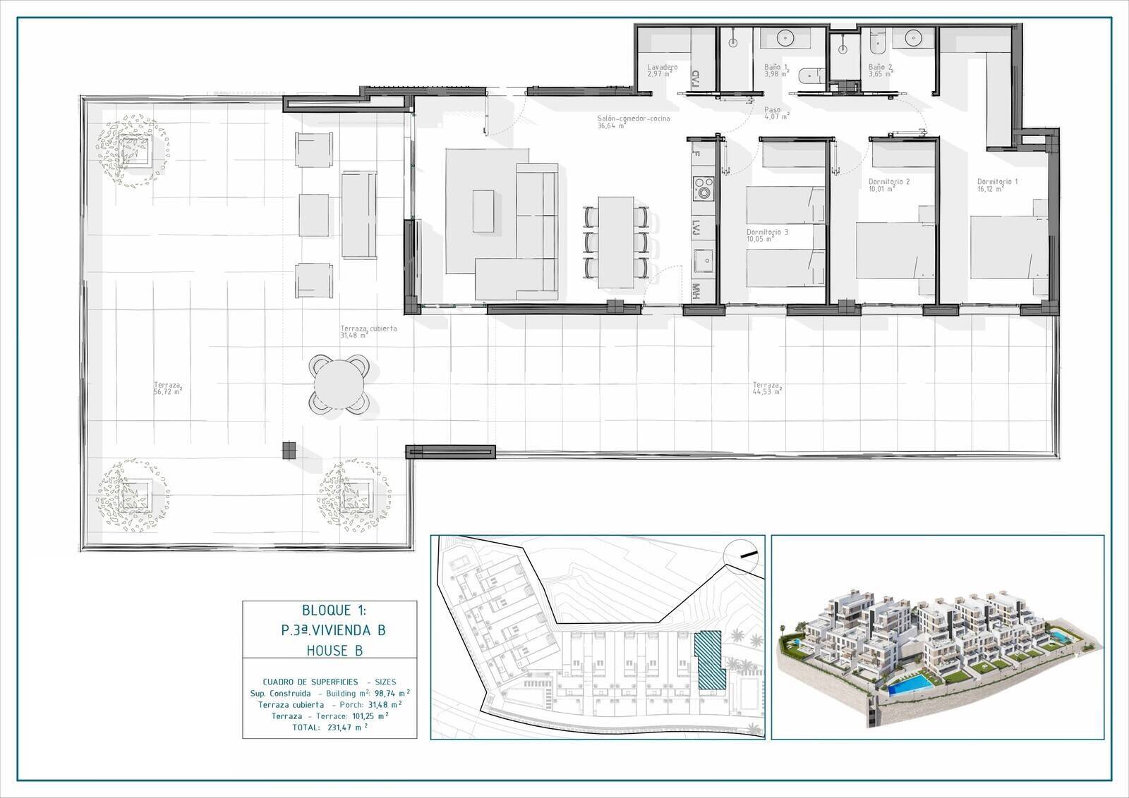 Dzīvoklis Cuevas del Almanzora, Almeria, Spānijā 2 istabas, 70 m2 Nr. 121861