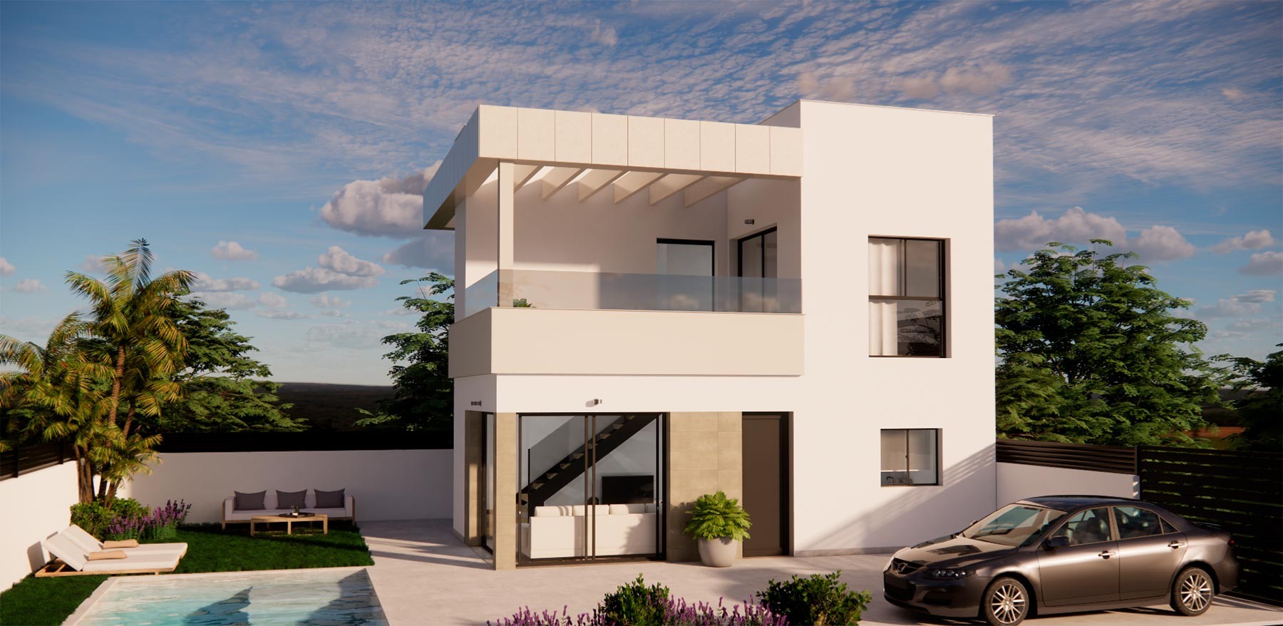 Villa in Alicante, Spain 3 bedrooms, 100 sq.m. No. 128380