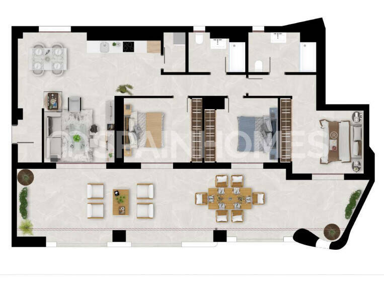 Apartment à Benahavis, Malaga, Espagne 3 chambres, 91 m2 No. 131165