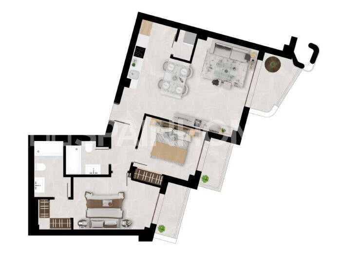 Apartment à Benahavis, Malaga, Espagne 3 chambres, 91 m2 No. 131165