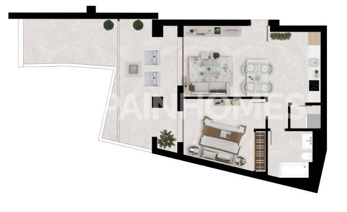 Apartament w Benahavis, Malaga, Hiszpania 2 sypialnie, 74 mkw. nr 131163