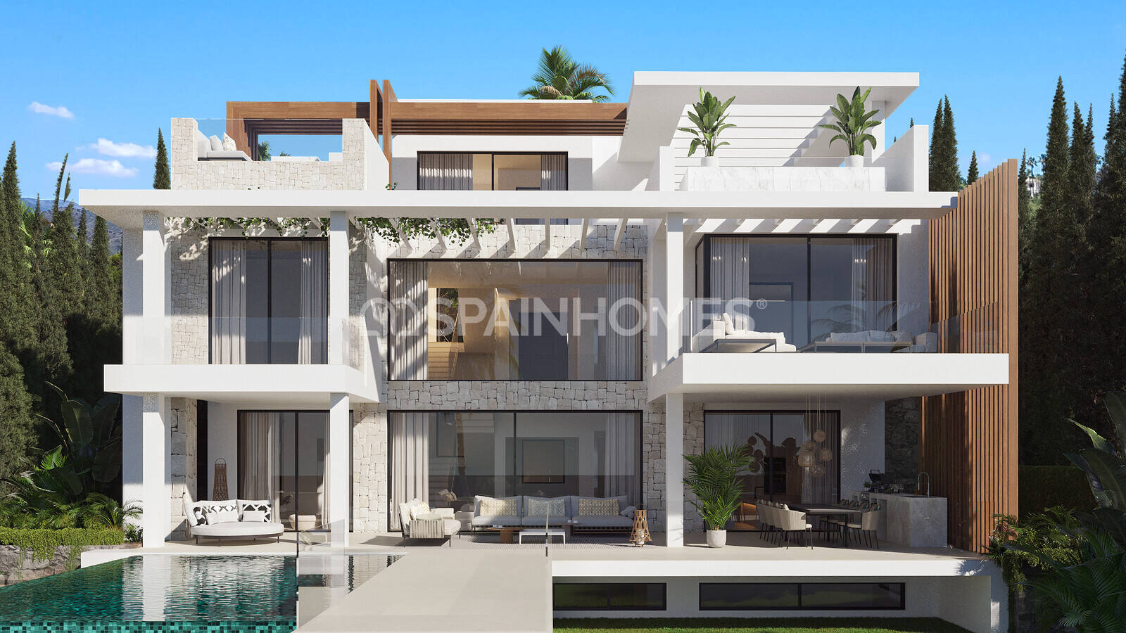 Willa w Estepona, Malaga, Hiszpania 4 sypialnie, 548 mkw. nr 121080