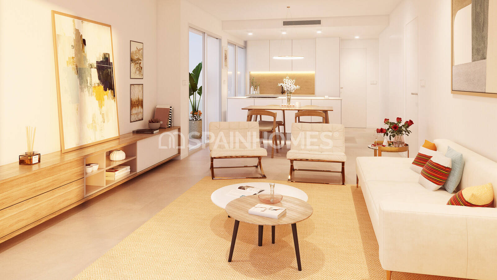Penthäuser in Pilar de la Horadada, Alicante, Spanien 2 Schlafzimmer, 66 m2 Nr. 121292