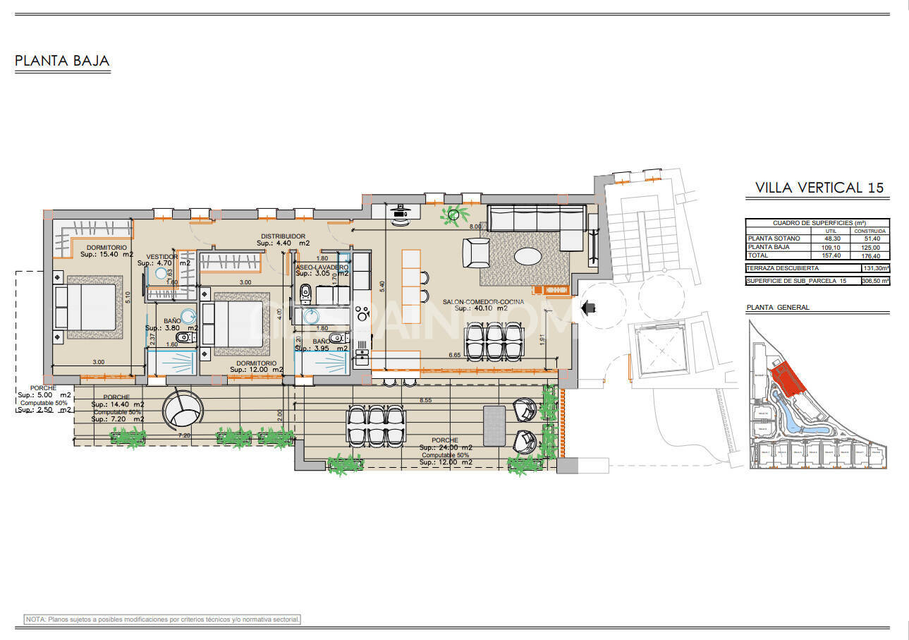 Wohnung in Pulpi, Almeria, Spanien 2 Schlafzimmer, 124 m2 Nr. 121298