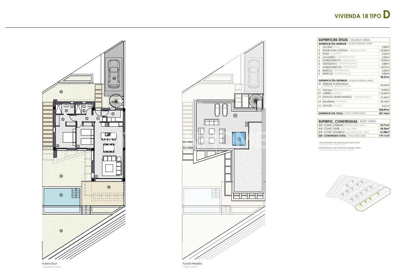 Villa in Polop, Alicante, Spain 3 bedrooms, 78 sq.m. No. 121111