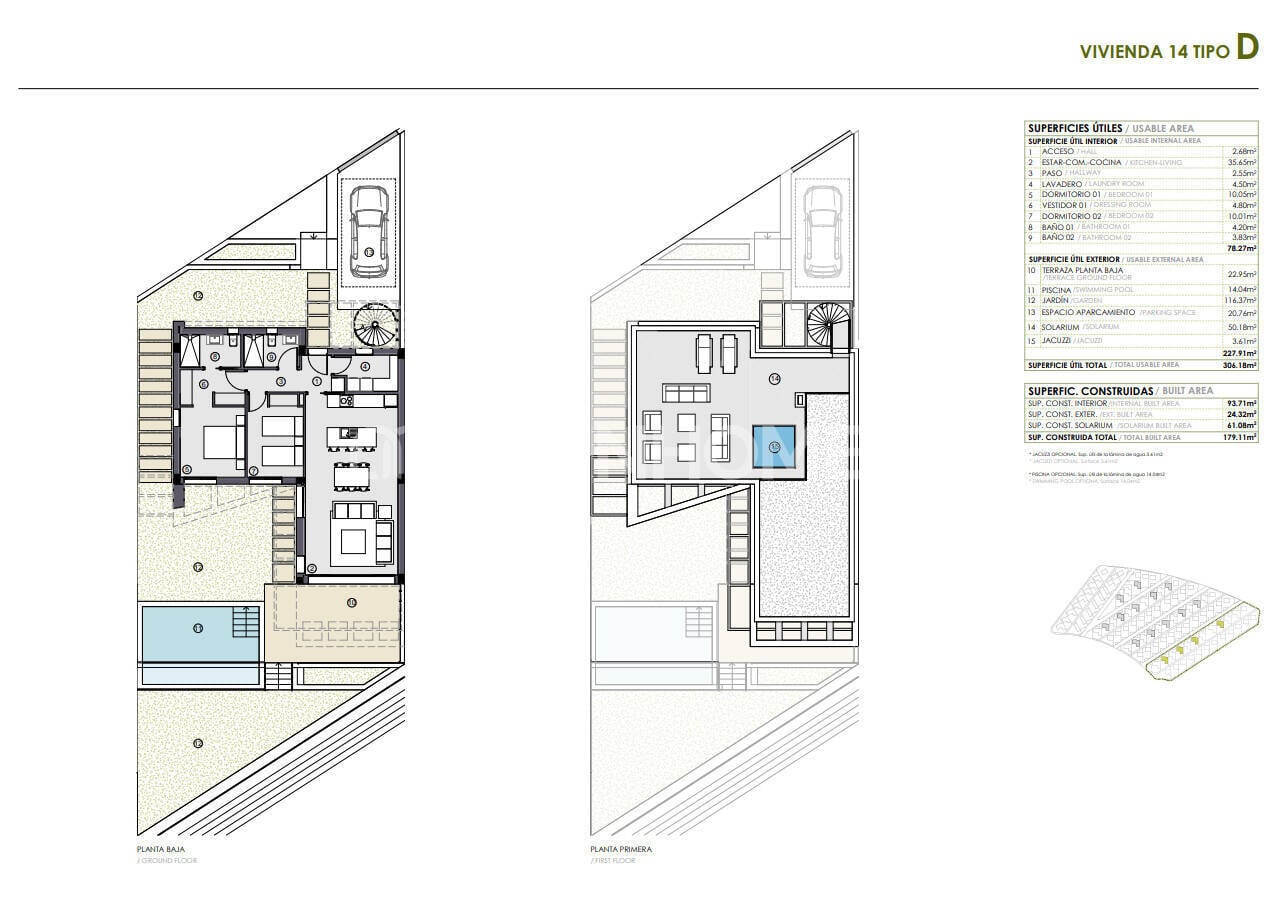 Villa in Polop, Alicante, Spain 3 bedrooms, 78 sq.m. No. 121111