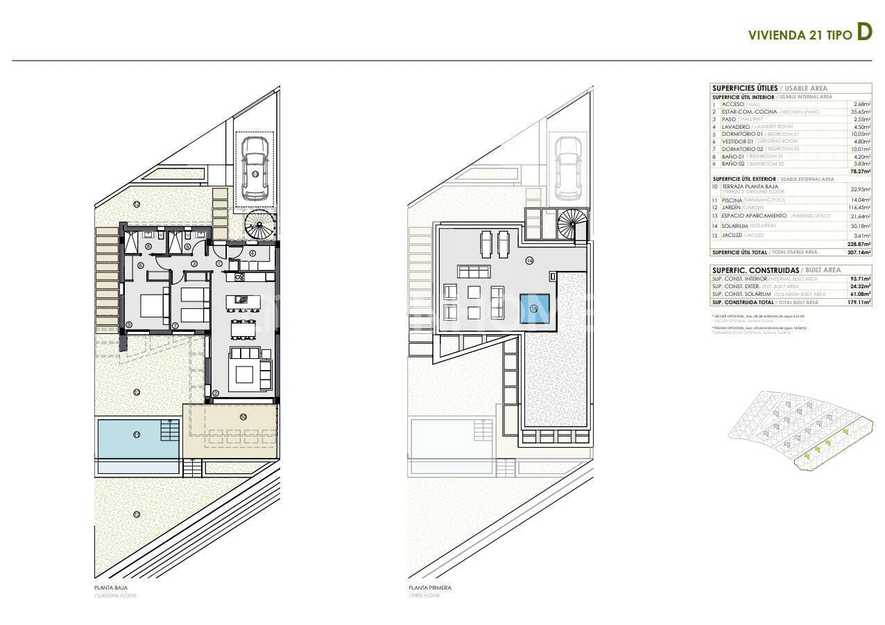 Villa in Polop, Alicante, Spain 3 bedrooms, 78 sq.m. No. 121111