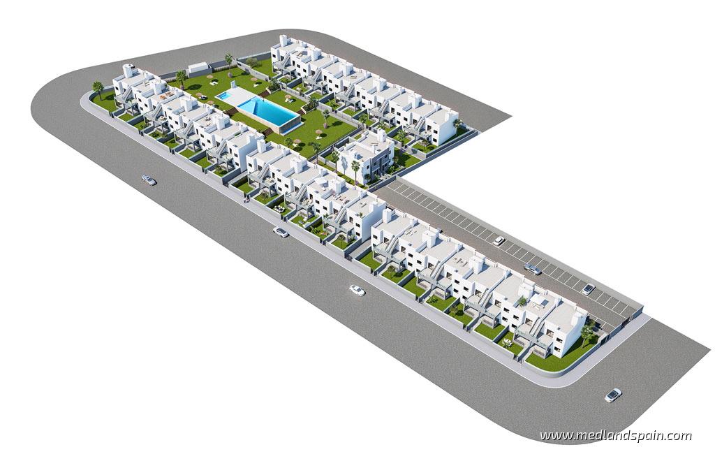 Appartamento a San Miguel de Salinas, Alicante, Spagna 3 camere da letto, 73 mq. N° 130490