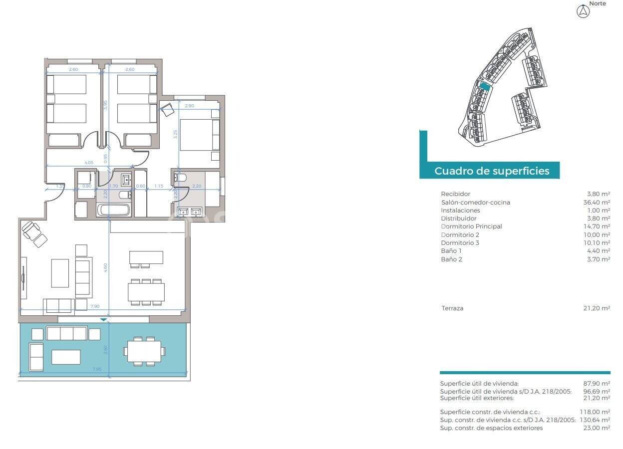 Apartament w Estepona, Malaga, Hiszpania 3 sypialnie, 100 mkw. nr 131291