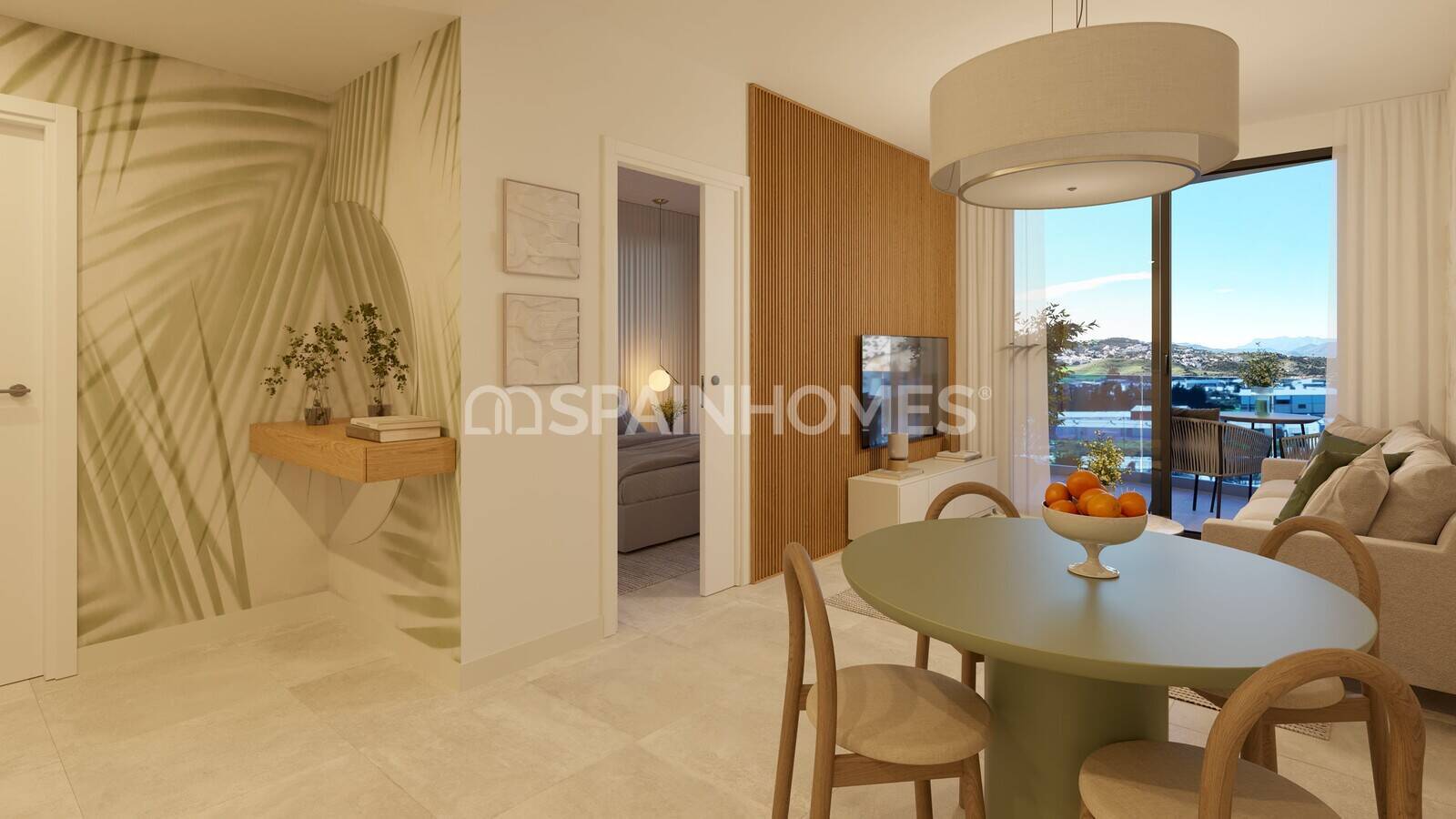 Apartment in Mijas, Malaga, Spain 1 bedroom, 53 sq.m. No. 122024