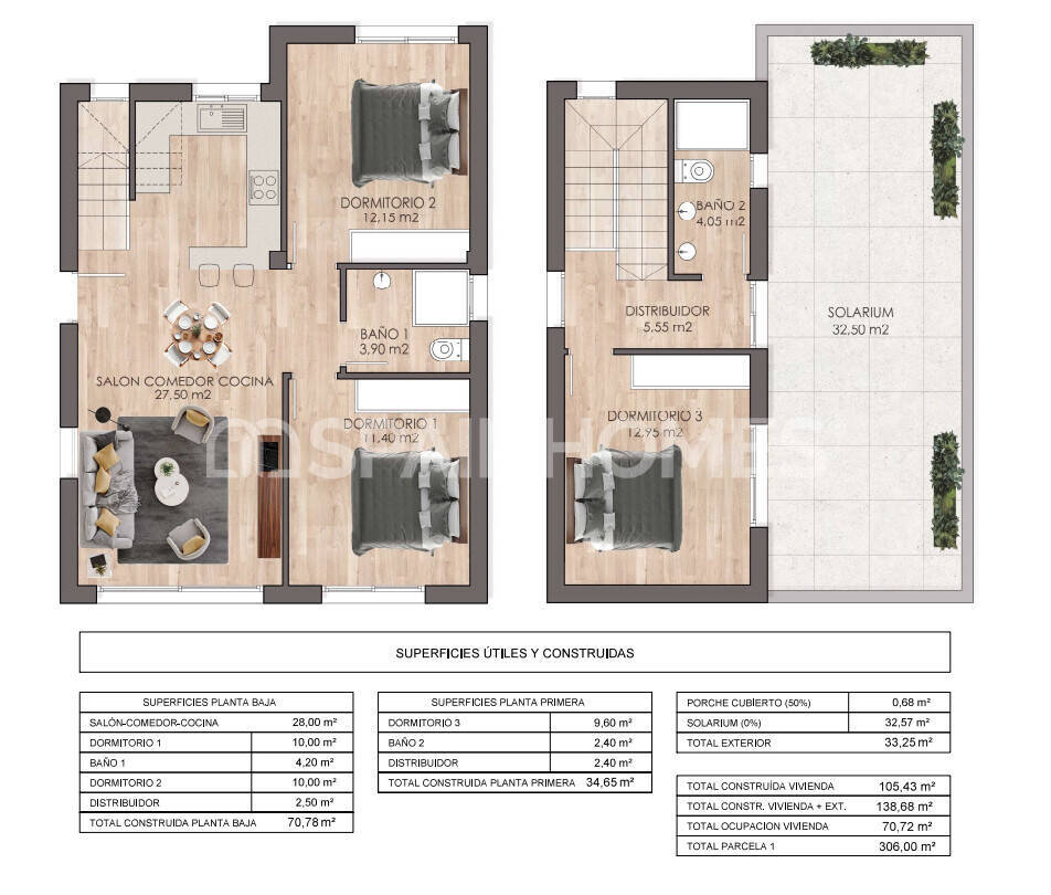 Villa Rojales, Alicante, Spānijā 3 istabas, 105 m2 Nr. 121587