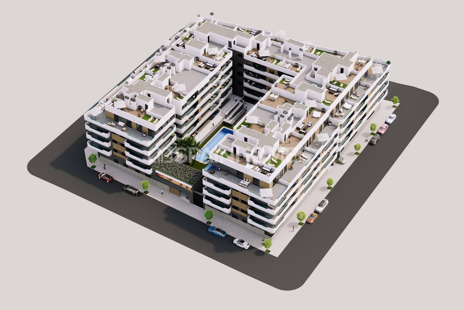 Lägenhet i Santa Pola, Alicante, Spanien 2 sovrum, 82 kvm. Nr. 121009