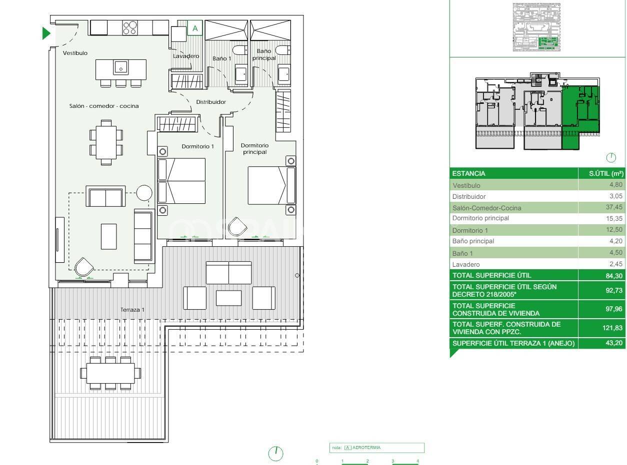 Apartament w Estepona, Malaga, Hiszpania 2 sypialnie, 84 mkw. nr 121013