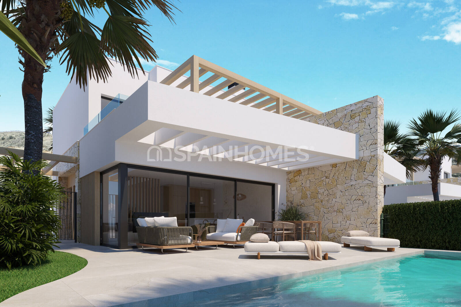 Villa i Monforte del Cid, Alicante, Spanien 3 sovrum, 118 kvm. Nr. 122184