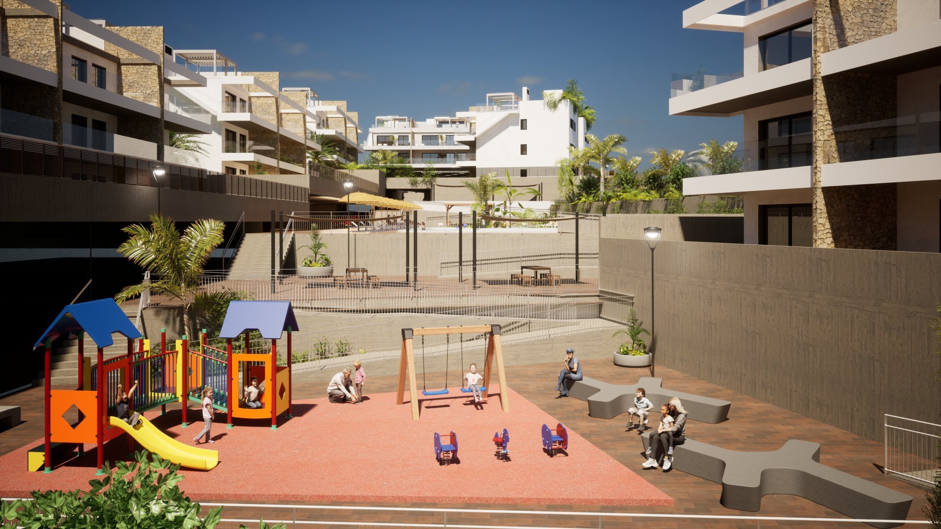 Lägenhet i Finestrat, Alicante, Spanien 2 sovrum, 73 kvm. Nr. 130811