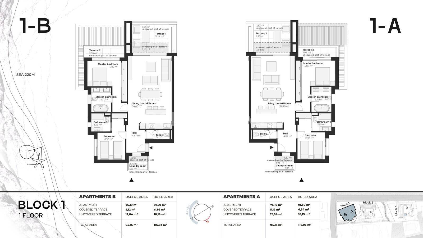 Appartamento a Estepona, Malaga, Spagna 2 camere da letto, 76 mq. N° 120928