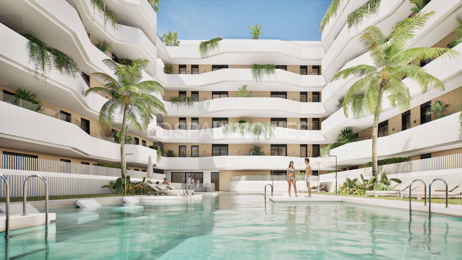 Penthäuser in Mijas, Malaga, Spanien 2 Schlafzimmer, 57 m2 Nr. 120621